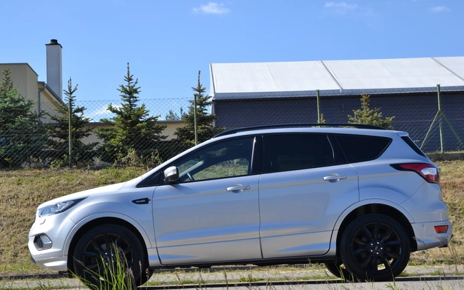Ford Kuga cena 77900 przebieg: 218584, rok produkcji 2018 z Iława małe 742